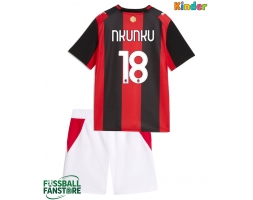 AC Milan Christopher Nkunku #18 Replik Heimtrikot Kinder 2026-27 Kurzarm (+ Kurze Hosen)